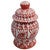 Oaxaca Talavera Mini Jar - Pink & White