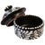 Moab Talavera Trinket Box - Black & White