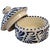 Moab Talavera Trinket Box - Blue & White