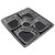 Talavera Nights Black & White Serving Platter (6 pcs)