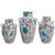 Seminole Valley Turquoise & White Pots - Set of 3