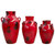 Seminole Valley Red Pots - Set of 3