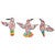 Mosaic Hummingbirds Multicolor - Set of 3