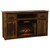 Barnwood Fireplace/Entertainment Center Unit