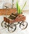 Western Wagon Planter - Red