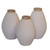 Ghost Town Pottery Vases - Set of 3