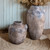 Silver Sage Pottery Vases - Set of 2