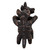 Western Dancing Dogs Clay Sculpture