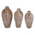 Dustbowl Relic Pottery Vases - Set of 3