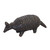 Lone Armadillo Clay Sculpture