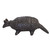Lone Armadillo Clay Sculpture