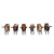Longhorn Legends Sculptures - Set of 6