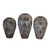 Canyon Shadow Pottery Vases - Set of 3