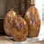 Desert Longhorn Pottery Vases - Set of 3