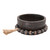 Blackwash Beaded Clay Bowl