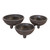 Dust Trail Clay Bowls - Set of 3