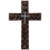 Studded Wood Wall Cross