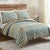 Diamond Mirage Blue Quilt Set - Full/Queen