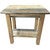 Denton Rough Sawn Live Edge End Table with Shelf