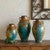 Southwest Sky Clay Vases - Set of 3