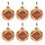 Adobe Attitude Ball Ornaments - Set of 6