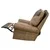 Frontiersman Swivel Recliner - Palio Camel Leather & Floral Bone Black Leather
