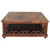 Mercantile Copper Top Coffee Table with Wrought Iron Detail