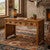 Casper Desk with Hand Carved Panels