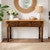 Fiesta Carved Console Table - Rich Brown