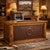 Sun City Reclaimed wood Desk with Iron Panel