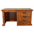 Sun City Reclaimed wood Desk with Iron Panel