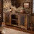 Millhouse Carved Buffet with Decorative Wormwood Panels