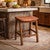 Tupelo Braided Leather Barstool - Natural