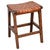Tupelo Braided Leather Barstool - Natural