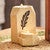 Desert Whisper Feather Candle Holder