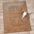 Western Boot Stitched Tan Rug - 4 x 5