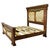Stockade Solid Wood & Cowhide Bed - King