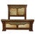 Stockade Solid Wood & Cowhide Bed - King