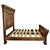 Stockade Solid Wood & Cowhide Bed - Queen