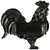 Tin Rooster Napkin Rings - Set of 6