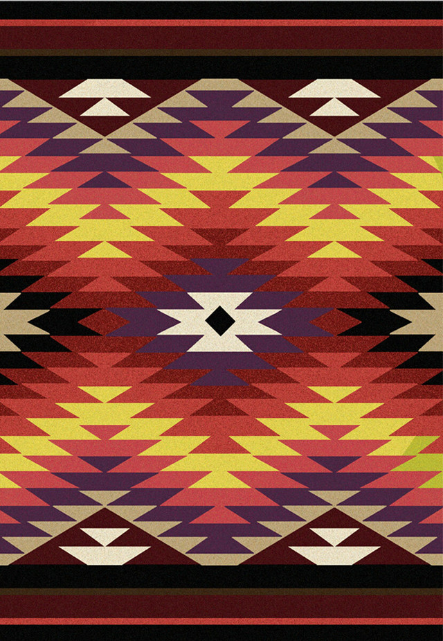 Star Burst Bright Rug Collection