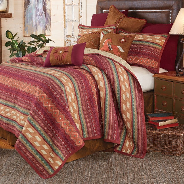 Fire Dance Reversible Quilt Bedding Collection