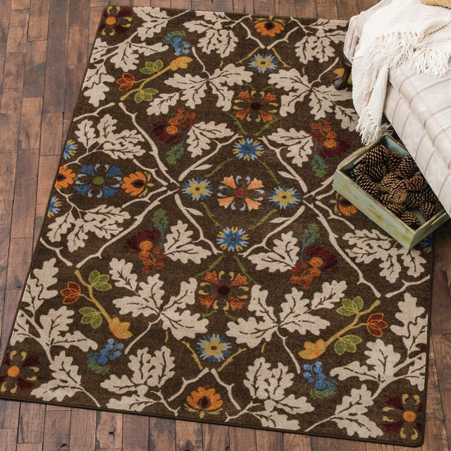Infinity Oak Brown Rug Collection