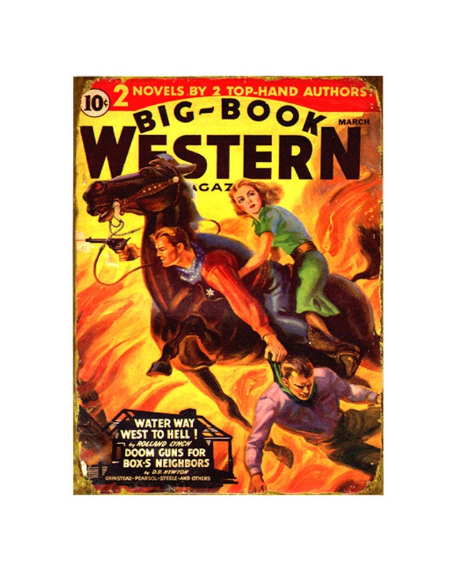 Big Book Western Sign