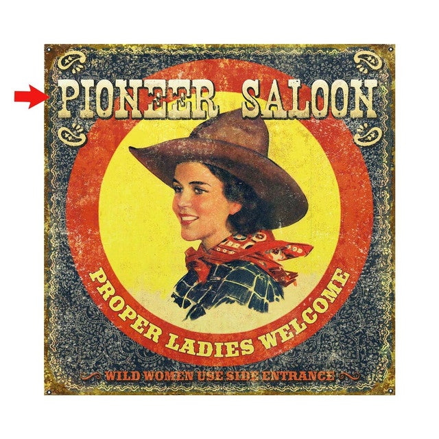 Proper Ladies Personalized Sign - 18 x 18