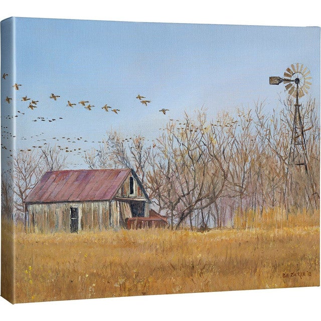 Autumn Barn Canvas Art