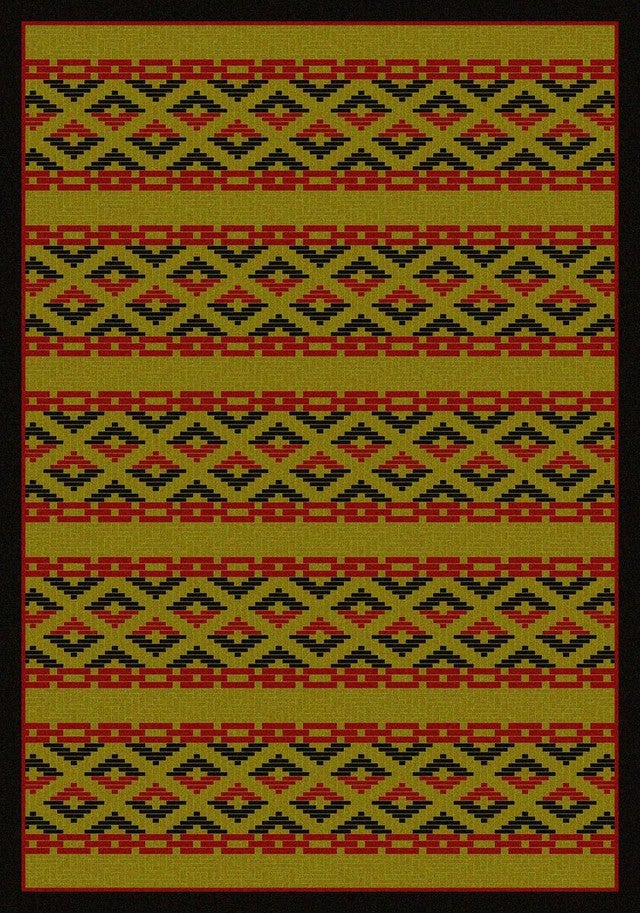 Basket Weave Rug - 3 x 4