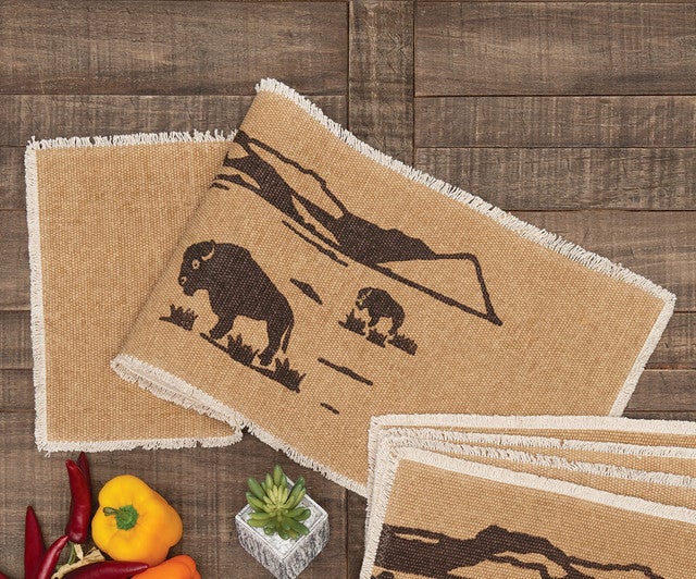Bison Plain Table Runner - 36 Inch