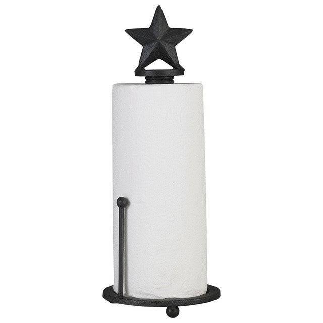 Black Star Paper Towel Holder