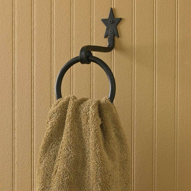 Black Star Towel Hook